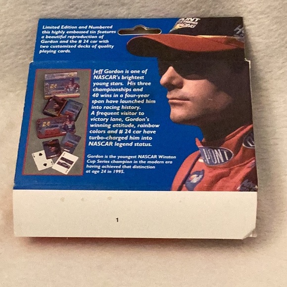 NASCAR Jeff Gordon Collectibles Set of 3 Tin Cards Key Chain Sealed cards - Picture 6 of 10